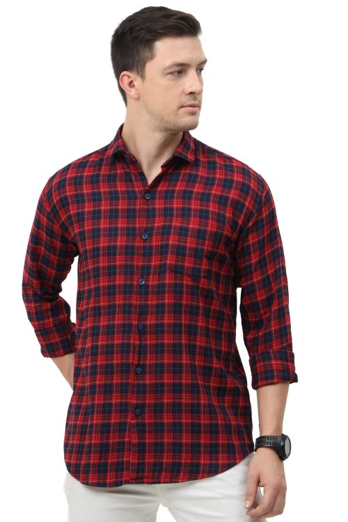 MILD STROM MEN’S CHECKS SHIRT