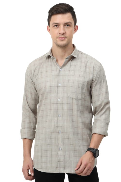 MILD STROM MEN’S CHECKS SHIRT