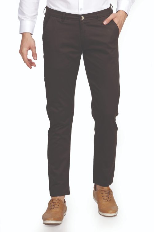 SIGNATURE MEN’S SATIN COTTON TROUSERS